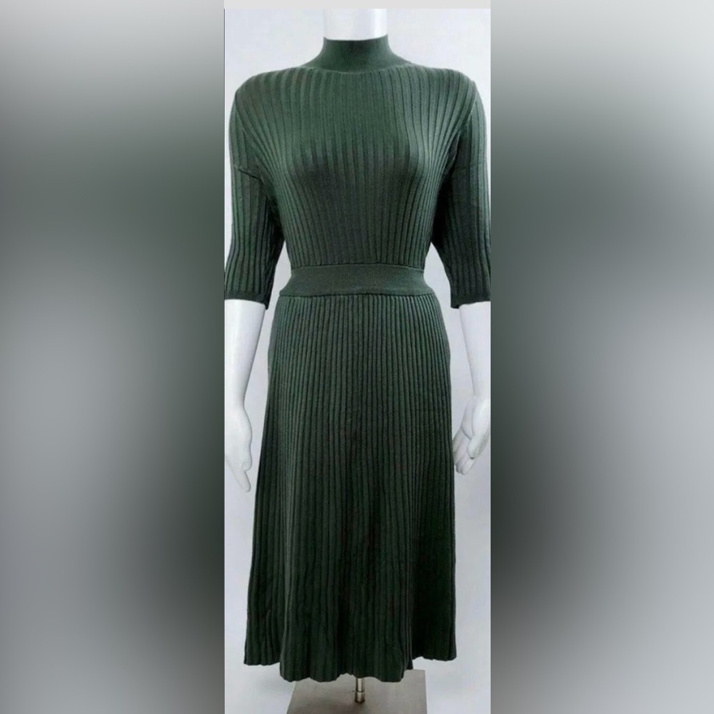a new day Dark Green Long Sleeve Dress